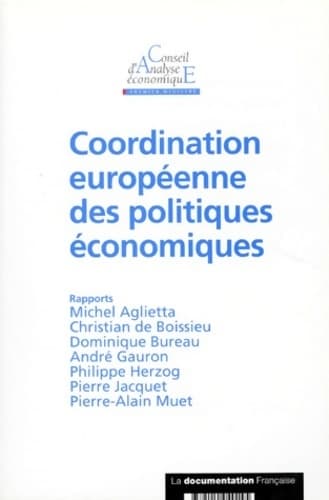 Coordination européenne des politiques économiques - Collectif